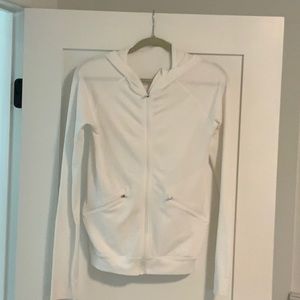 Lululemon lightweight hoodie in white